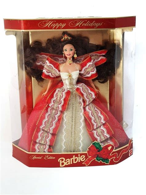 Barbie Happy Holidays Mattel 1997 In 2022 Happy Holidays Barbie Holiday Barbie Holiday