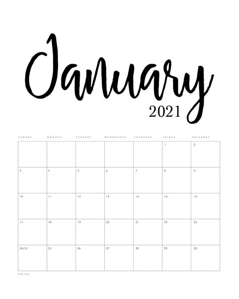 Printable Calendar 2021 Pdf Free In Template Hq Vrogue