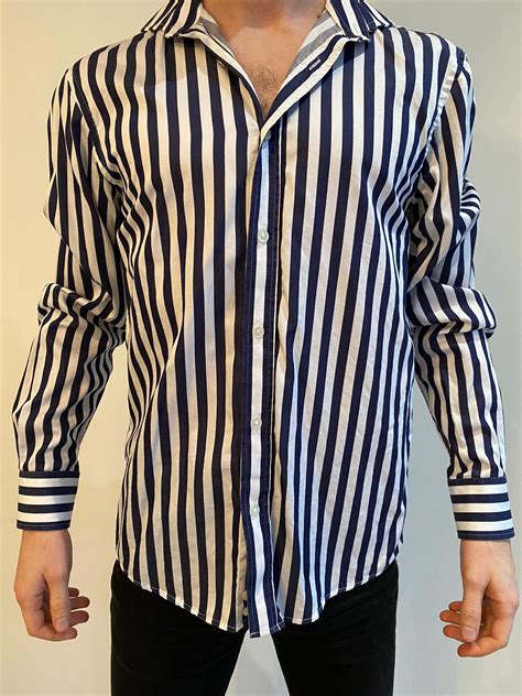 navy-striped-shirt