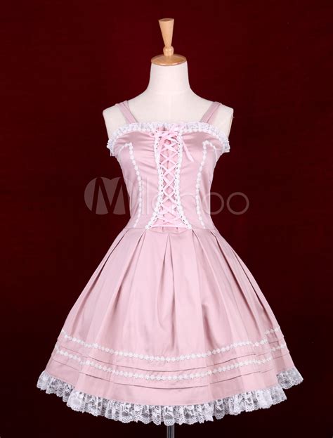 Pink Sleeveless Lolita Dress