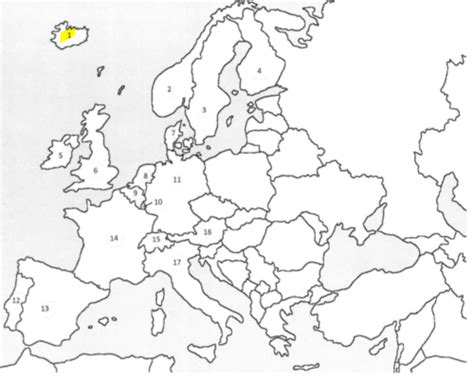 Lap 4 Map Review Western Europe Flashcards Quizlet
