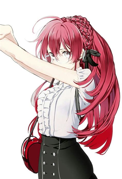 Luxus Anime Girl Red Hair Character Seleran