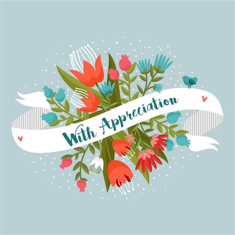 Appreciation Thank You Card Template Free Greetings Island