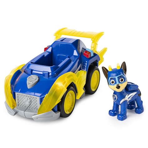 Paw Patrol Mighty Pups Super Paws Chases Deluxe Vehicle With Lights