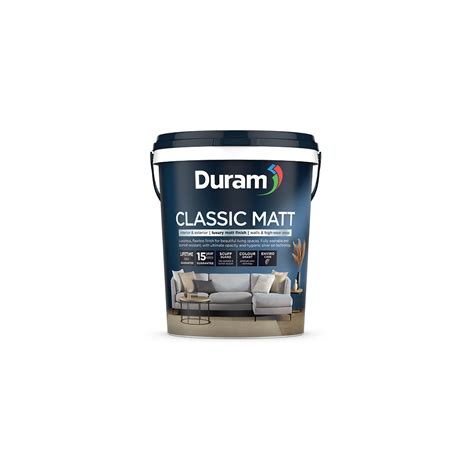Duram Classic Matt White 20l Duram Cashbuild