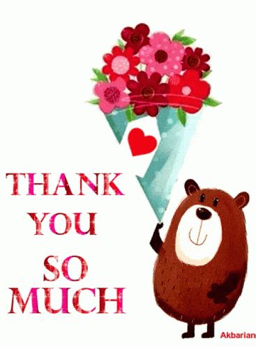 Animated Greeting Card Thank You So Much GIF Animated Greeting Card