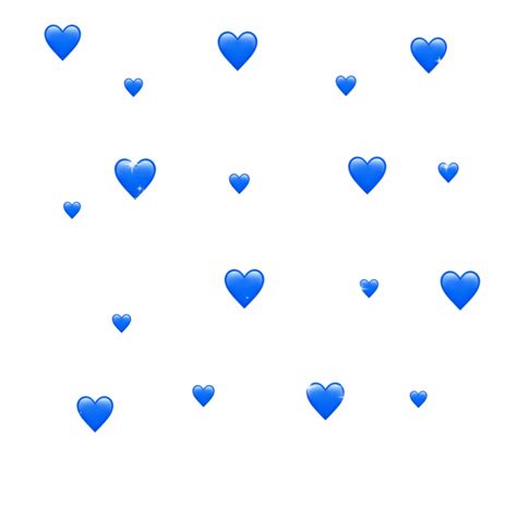Aesthetic Blue Emojis Png