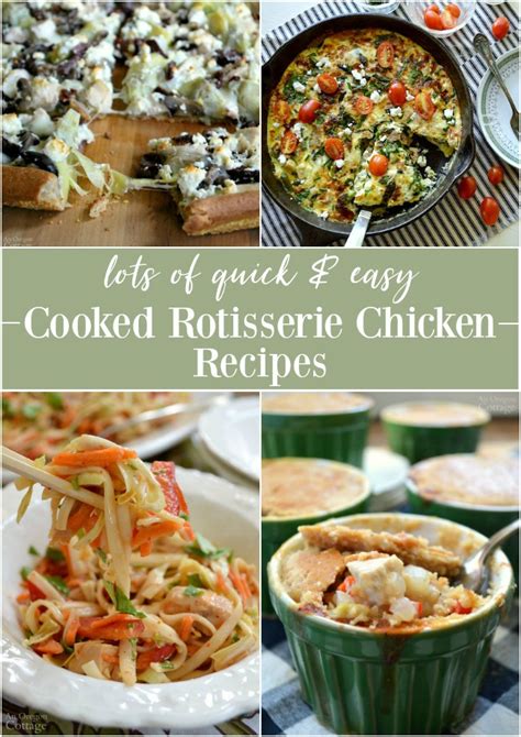 Maybe you would like to learn more about one of these? 23 Quick & Easy Rotisserie Cooked Chicken Recipes ...