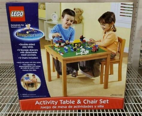 Buy New Imaginarium Lego Wood Wooden Building Activity Play Table