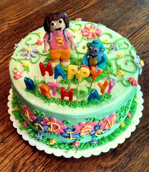Dora The Explorer Birthday Cake