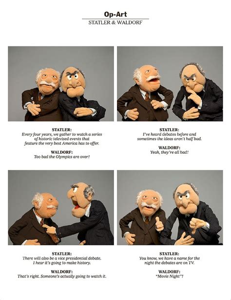 The New York Times Opinion Image Op Art Muppets Funny Statler