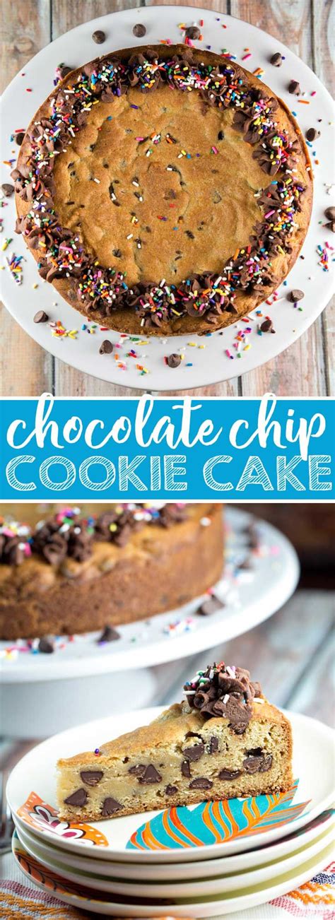 Mint chocolate chip cake mix cookiesreal mom kitchen. Chocolate Chip Cookie Cake | Recipe | Chocolate chip cookie cake, Chocolate chip cookies, Easy ...