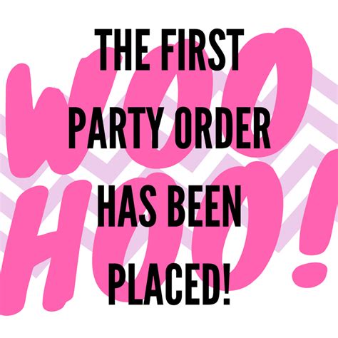 First Party Order Has Been Placed Graphic For Facebook Direct Sales
