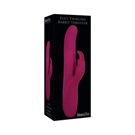Aande Eves Twirling Rabbit Thruster Rechargeable Silicone Burgundy