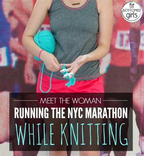 Knitting While Running The New York City Marathon