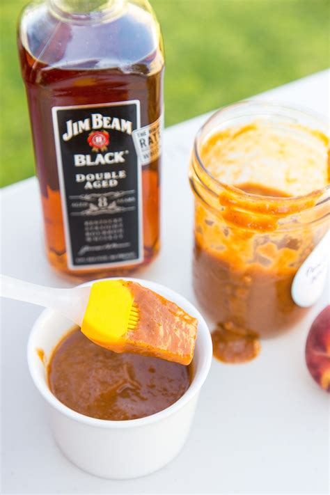 Peach Bourbon Bbq Sauce The Missing Lokness Recipe Peach Recipe