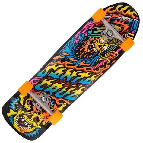 Santa cruz skateboards and clothing uk. Santa Cruz Skateboards Death Party 80's Cruiser Skateboard ...