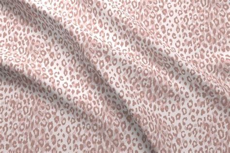 Colorful Fabrics Digitally Printed By Spoonflower Blush Leopard