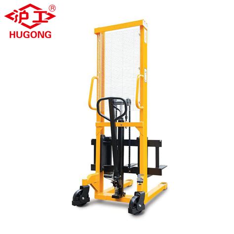1 Ton 2200bl 1000kg Hydraulic Hand Pallet Stacker Forklift Manual