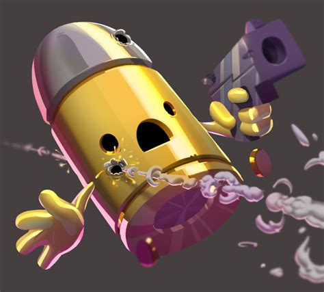 One Face A Day 176 Bullet Kin Enter The Gungeon By Dylean On Deviantart