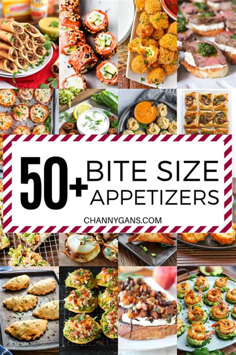 50 Easy Bite Size Appetizers