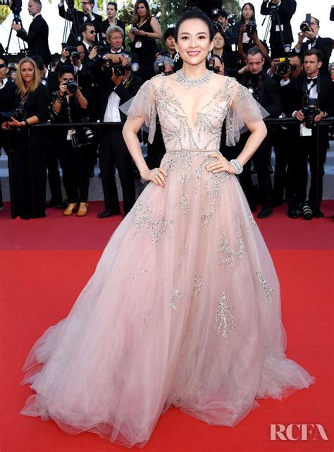 Zhang Ziyi In Monique Lhuillier Cannes Film Festival Closing Ceremony