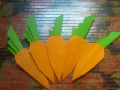 24 0rang mata pelajaran : PRASEKOLAH SK PULAPAH: Origami sayur-sayuran