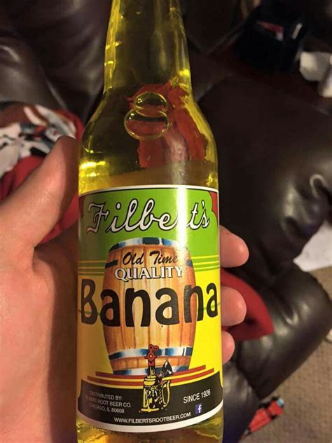 Banana Soda Beer Bottle Drinks Bottle