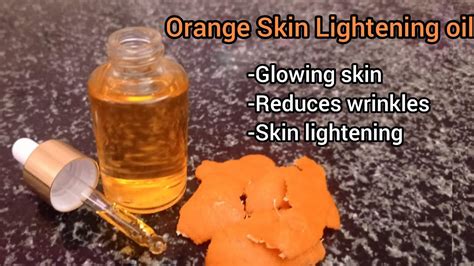 Orange Peel Oil For Skin Lightening Glowing Skin Youtube