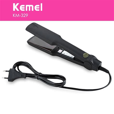 Kemei Brand Km 329 Electric Hair Straightening Iron Tourmaline Ceramic