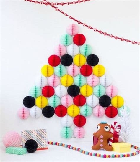 21 Diy Alternative Christmas Tree Ideas For Festive Mood Wall