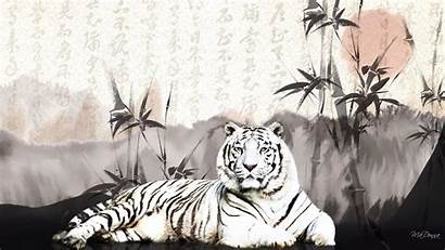 Oriental Tiger Desktop Wallpapers Background Asian Widescreen