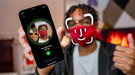 Iphone 12 Face Id Unlocks With Mask On Ios 143 Beta Youtube