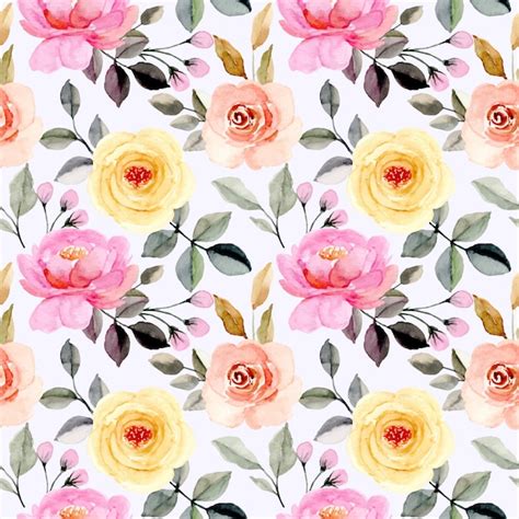 Modern Pink Peach Blush Soft Watercolor Floral Fabric Smallhoursshop Dc1