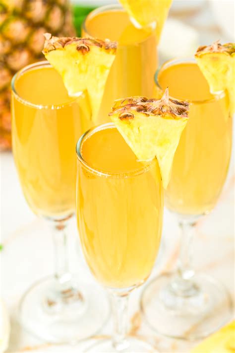 Pineapple Mimosas Recipe By Blackberry Babe