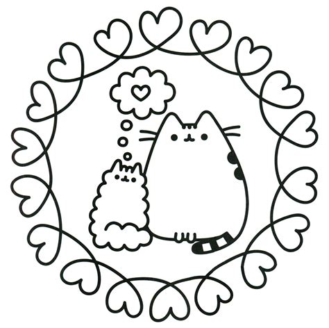 Pusheen Coloring Pages Best Coloring Pages For Kids Unicorn