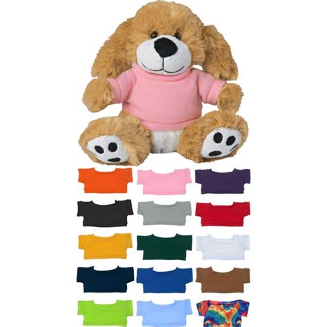 Promo Big Paw Dog Plushes With Shirt 6 Toys And Fun Plush Toys