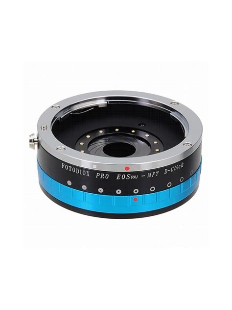 fotodiox pro lens mount adapter ef to mft with built in de clicked aperture iris bmdonline eu