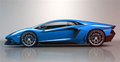 Обои Jackdarton Blue Lp700 4 Aventador Lamborghini Profile Lb834