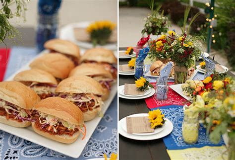 Here are a few of sidoti's fave bbq food and drink combos the entire party will. DIY BBQ Engagement Party