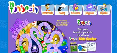 Funbrain Math Arcade Best Kids Websites