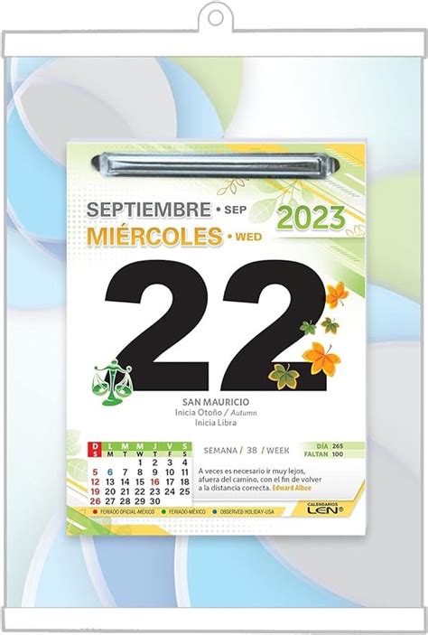 Calendario De Pared Diario 2023 Block De Hojas Para Arrancar Amazon