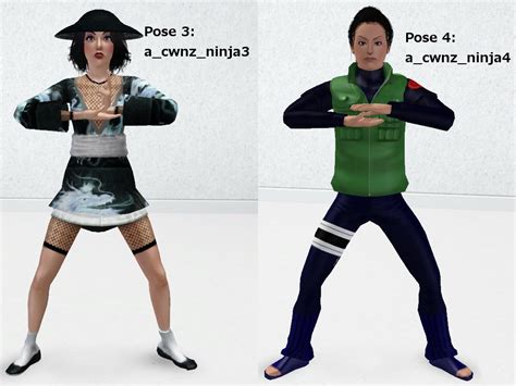 My Sims 3 Poses Collection Of 14 Ninja Poses By Cloudwalkernz