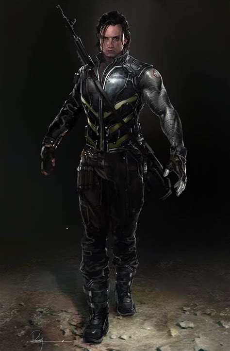 Concept Art Of Bucky Barnes Aka The Winter Soldier From Captain