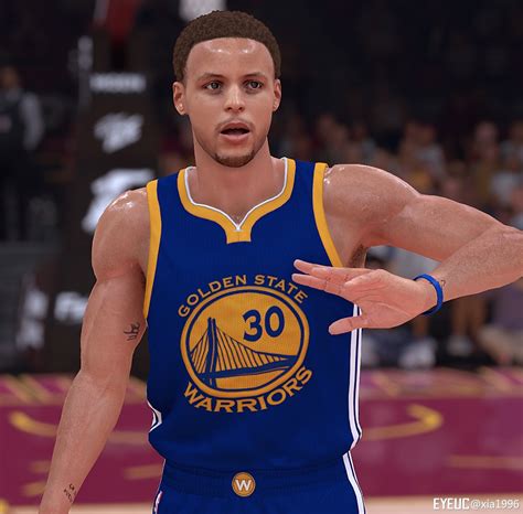 NBA K Stephen Curry Cyberface By Dabaoge Shuajota Your Site For NBA K Mods