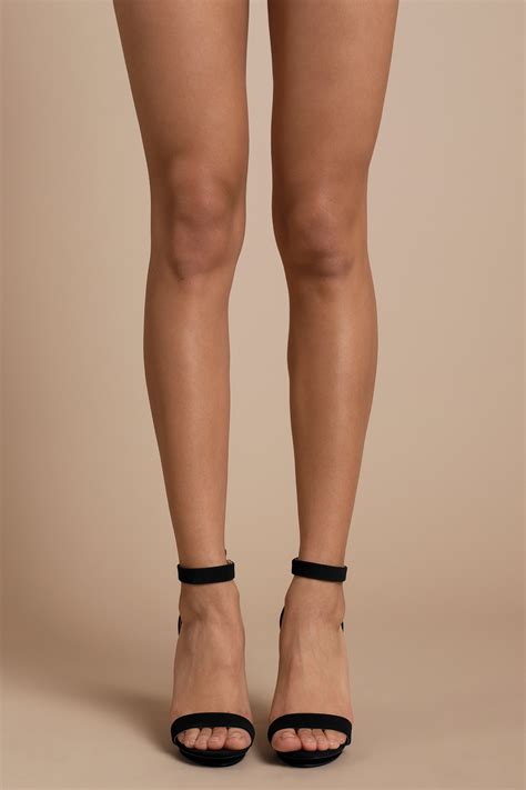 Amy Ankle Strap Heels In Natural Tobi Us
