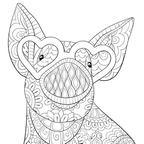 Animal Mandala Coloring Pages Pig Coloring Pages