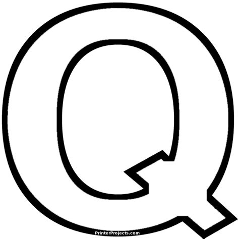 Q Printable Alphabet Letters Alphabet Templates Alphabet Stencils