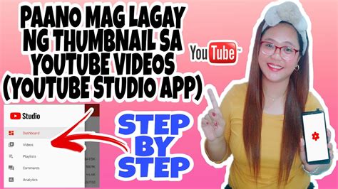 Paano Maglagay Ng Thumbnail Sa Youtube Videos Step By Step Via