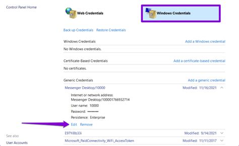 How To Access And Use Credential Manager On Windows 10 And Windows 11